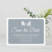 Save The Date Deux Chaises Adirondack Sauvent la Date (Debout devant)