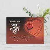 Save The Date Deux cœurs battant comme un (Version 3) (Debout devant)