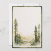 Save The Date Deux Deviendront Un Pin Arbres Mariage Chrétien (Dos)