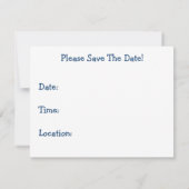Save The Date Deux Dolpings : Nous prenons le Plunge : Mariage (Dos)