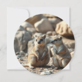Save The Date Deux Quokkas d'Aussie Rottnest IsLand, (Dos)