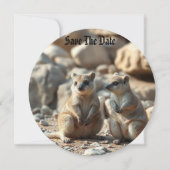 Save The Date Deux Quokkas d'Aussie Rottnest IsLand, (Devant)
