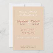 Save The Date Deux vélos mignons amour sauvegarder la date (Dos)