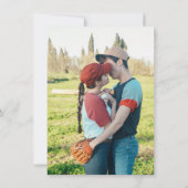 Save The Date Diamant de baseball (Dos)