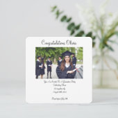 SAVE THE DATE DIPLÔME DE PHOTO PERSONNALISÉ 2024 (Debout devant)