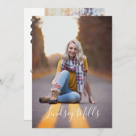 Save The Date Diplômé, Grad, Grad, 2021 (Devant / Derrière)