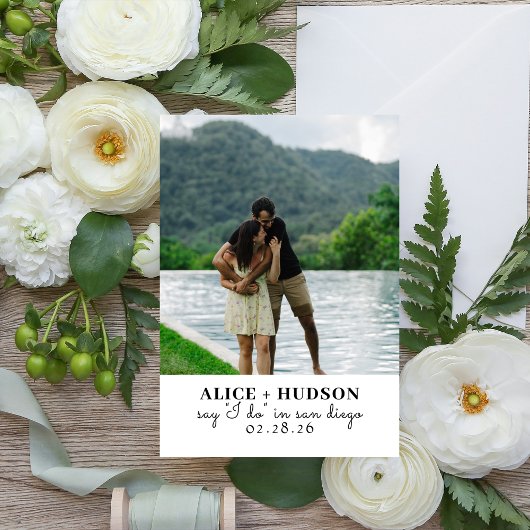 Save The Date Dis Simple Mariage Dire Oui