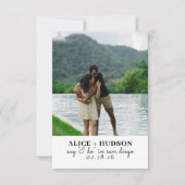 Save The Date Dis Simple Mariage Dire Oui (Devant)