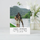 Save The Date Dis Simple Mariage Dire Oui (Debout devant)