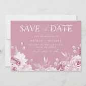 Save The Date Divine Dusty Rose Mariage (Devant)