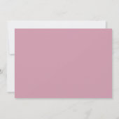 Save The Date Divine Dusty Rose Mariage (Dos)