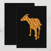 Save The Date Don de chèvre costume d'Halloween (Devant / Derrière)