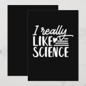 Save The Date Don de scientifique | J'Aime Vraiment La Science (Devant / Derrière)