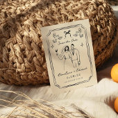 Save The Date Doodle Dessiné à la Main Fantaisiste 