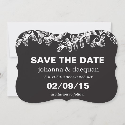 Save The Date Doodle Feuille (Devant)