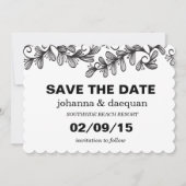 Save The Date Doodle Feuille (Devant)