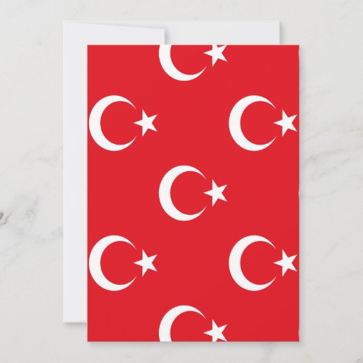 Save The Date Drapeau de la Turquie (Devant)