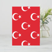 Save The Date Drapeau de la Turquie (Debout devant)