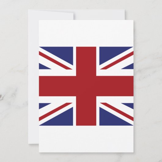 Save The Date Drapeau Union Jack Mariage britannique (Dos)