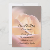 Save The Date Dreamy Yellow Rose Mariage (Devant)