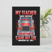 Save The Date Drôle Conducteurs De Camions Art Cadeau Pour Camio (Debout devant)