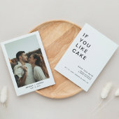 Save The Date Drôle Photo Si Vous Aimez Gâteau Enregistrer Cette