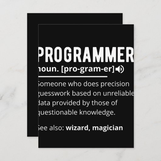 Save The Date Drôle Programmer Code Développeur Définition (Devant / Derrière)