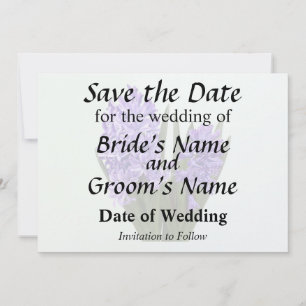 Save The Date Duo de Jacinthe Pourpre