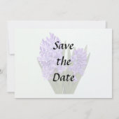 Save The Date Duo de Jacinthe Pourpre (Dos)