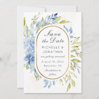 Dusty Blue Boho Rose Verdure Or Frame