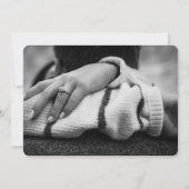 Save The Date Dusty Blue Mariage 4 Photo Enregistrer la date (Dos)