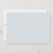 Save The Date Dusty Blue Navy Champagne Ivory Floral Calendrier (Dos)