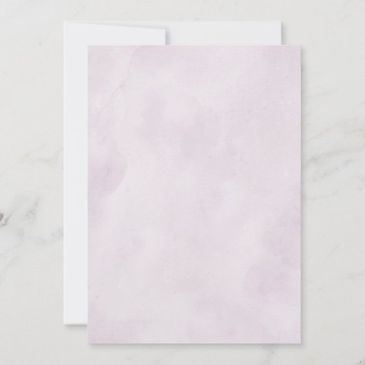 Save The Date Dusty Blue Purple Navy Lilac Blooms Calendrier Enr (Dos)