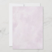 Save The Date Dusty Blue Purple Navy Lilac Blooms Mariage Photo (Dos)