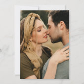 Save The Date Dusty Blue String Lights Script moderne Enregistre (Dos)