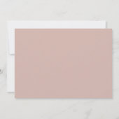 Save The Date Dusty Boho | Violet et Rose horizontal (Dos)