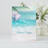 Save The Date EAU DE L'OCEAN ÉTOILÉE Enregistrez la date (Debout devant)