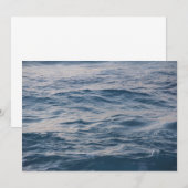 Save The Date Eau de mer de près (Devant / Derrière)