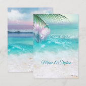 Save The Date EAU DE MER ÉTOILÉE Enregistrez la date (Devant / Derrière)