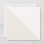 Save The Date Échantillon Côté Automne Floral Bridal Show Invita (Dos)