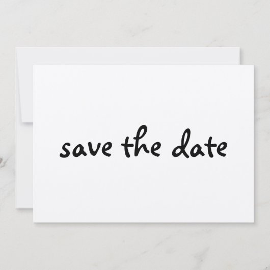 Save The Date éco enregistrer la date (Devant)
