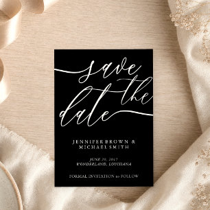Save The Date Économie de date de mariage photo personnalisée ca