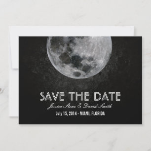 Save The Date Économies lumineuses de lune les annonces de date