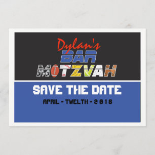 Save The Date Économies MÉGA de bat mitzvah de barre de SPORTS