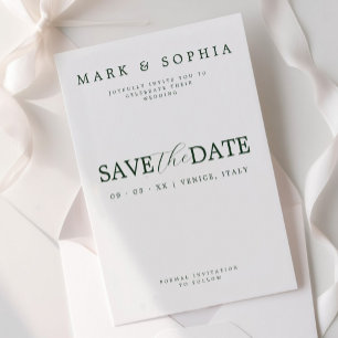 Save The Date Économisez la date