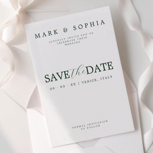Save The Date Économisez la date