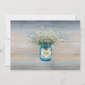 Save The Date Économisez la date de mariage horizontale en bois  (Dos)