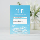 Save The Date Écran Funny Phone Lock Enregistrer la date (Debout devant)