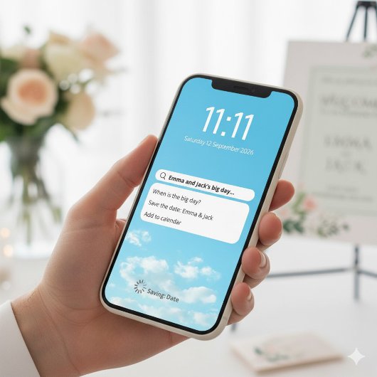 Save The Date Écran Funny Phone Lock Enregistrer la date