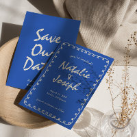 Écrite à la main Bright Retro Unique Mariage moder